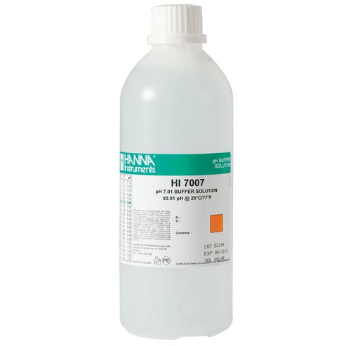 Hanna HI 7007L pH 7.01 Calibration Solution 500ml