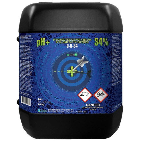 [SP-N+-KOH-pHUp-34%-20L-R2] Nutri+ Potassium Hydroxide pH+ 34% 20L