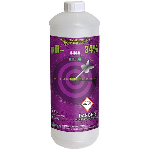 [SP-N+-HPO-pHDn-34%-1L-R2] Nutri+ Phosphoric Acid pH- 34% 1L